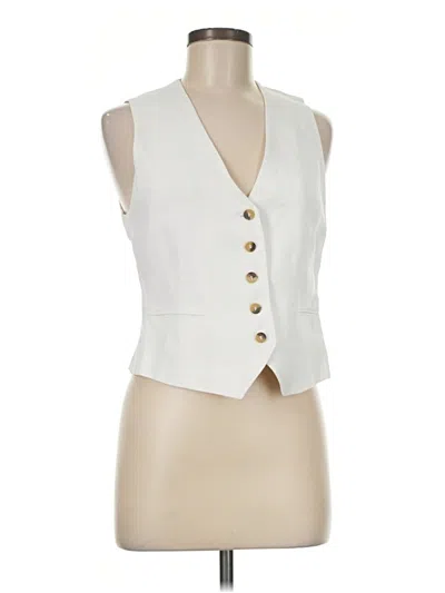 Pre-owned Reiss Vest In Ivory
