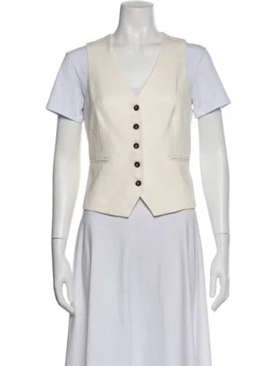 Pre-owned Reiss Vest In Neutral