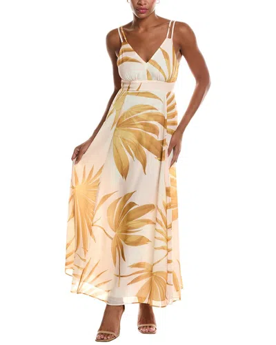 Reiss Vida Strappy Midi Dress In Neutral