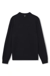 Reiss Vince Argyle Wool Sweater In Navy