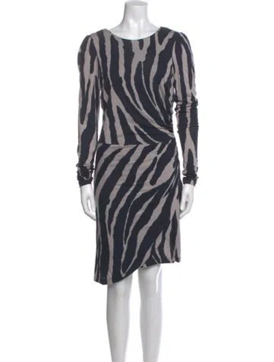 Pre-owned Reiss Vintage Mini Dress In Gray