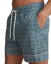 REISS VIZZINI PRINTED DRAWSTRING SWIM TRUNKS