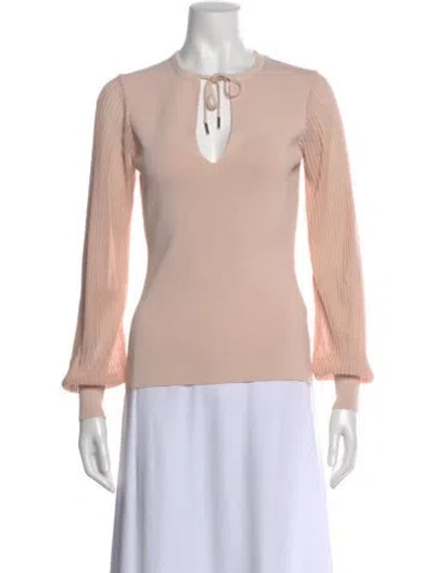 Pre-owned Reiss V-neck Sweater In Pink
