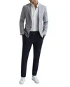 Reiss Voyager Stretch Performance Solid Regular Fit Button Down Travel Shirt In Ruban White