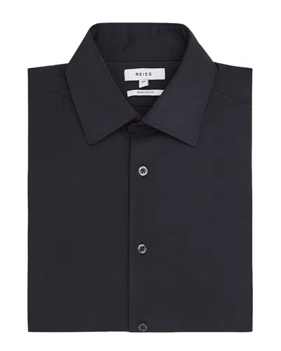 Reiss Voyager Travel Shirt In Black