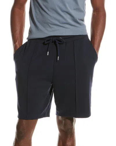 Reiss Warren Ponte Sweat Short In Blue