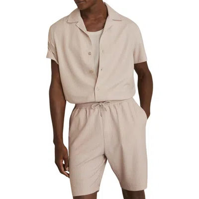 REISS REISS WARWICK TEXTURE CAMP SHIRT