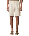 Reiss Wave Texture Drawstring 8.3 Shorts In White