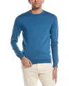 Reiss Wessex Merino Wool Sweater In Blue