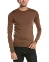 Reiss Wessex Merino Wool Sweater In Brown
