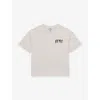 Reiss White Abbott Logo-print Cotton T-shirt 3-9 In White