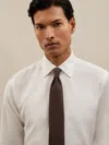 Reiss White Atelier Wool Regular-fit Shirt In Multi