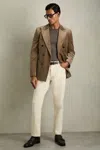 Reiss White Straight-leg Jeans