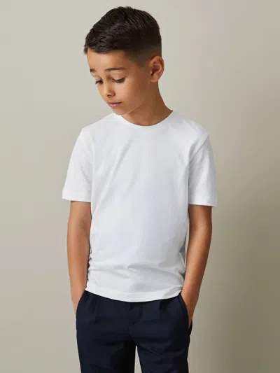 Reiss White Bless Pack-9 Yrs Three Pack Of Crew Neck T-shirts