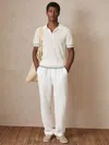 Reiss White | Ché Cotton Knit Polo Shirt