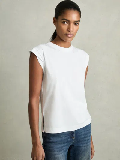 Reiss Les 100 Ciels Dylan Oversized Vest In White