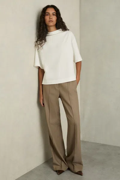 Reiss White Cotton-jersey Oversized T-shirt