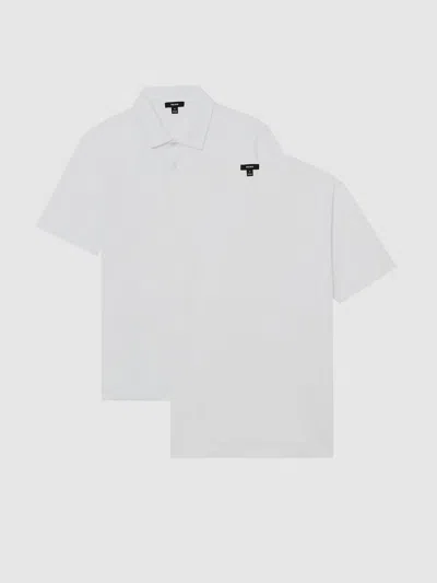 Reiss White Airwater-cotton T-shirts 2 Pack