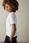 Reiss White 3-9 Yrs Cotton Crew-neck T-shirt