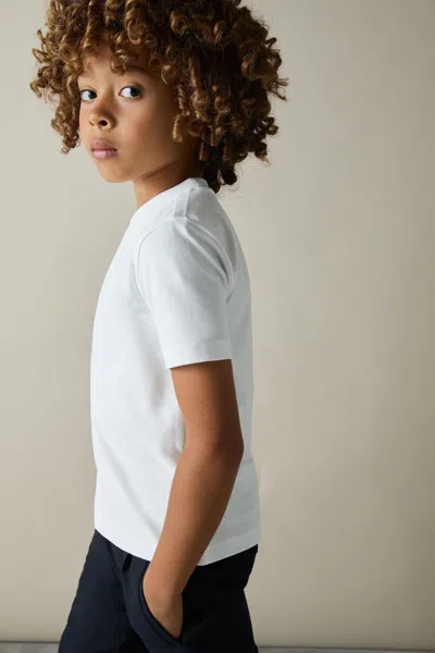 Reiss White Crew Neck T-shirt