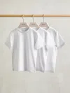 Reiss White Honor 3 Pack Cotton Crew-neck T-shirts 3 Pack