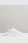Reiss White Leather Slip-on Trainers In White