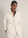 Reiss White | Les 100 Ciels Utility Jacket In White