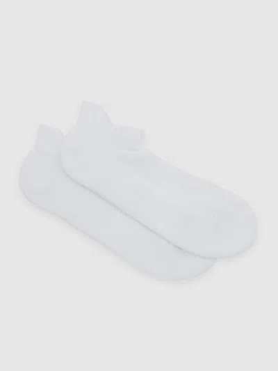 Reiss White Luca Cotton-blend Trainer Socks