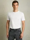 Reiss Bradley Interlock Slim Fit Crewneck Tee