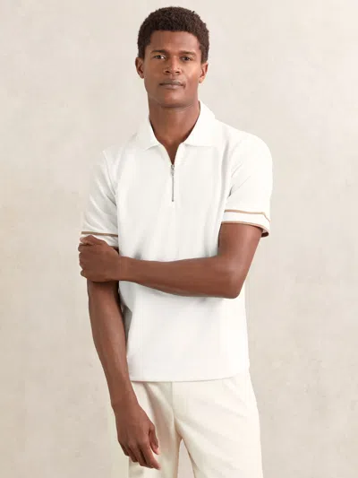 Reiss White Polo Shirt
