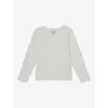 Reiss White Poppy Pointelle-knit Cotton Top 9-13 In White