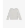 Reiss White Poppy Pointelle-knit Cotton Top 9-13 In White