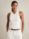 Reiss White Racerback Vest Top