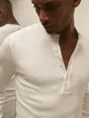 Reiss White Royal Ballet Henley Shirt In White