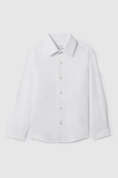 Reiss Kids' Marcel Sr. Dress Shirt In White