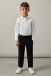 Reiss White Slim-fit Cotton Shirt In White