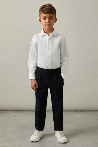 Reiss White Slim-fit Cotton Shirt
