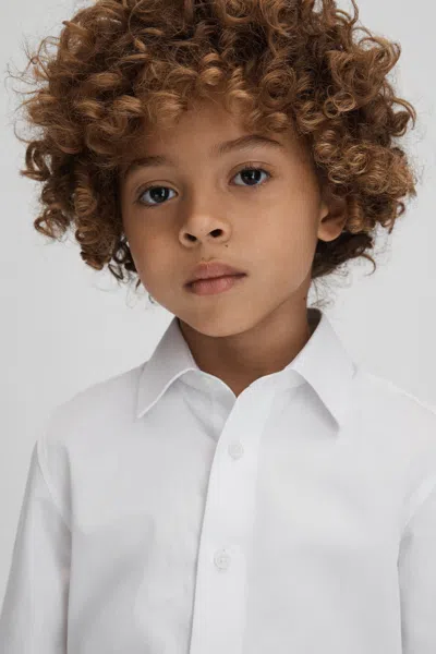 Reiss White Slim-fit Cotton Shirt