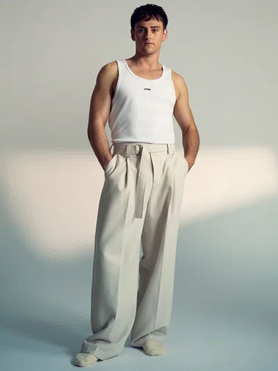 Reiss White | Tom Daley Cotton Lover Vest With Stretch