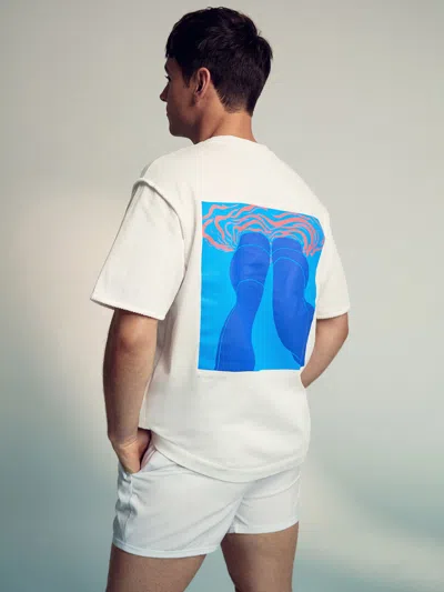 Reiss White | Tom Daley Graphic-print T-shirt