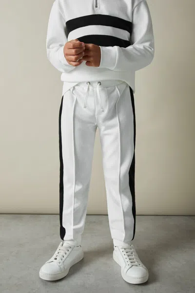 Reiss 8 Years In White/emerald Green