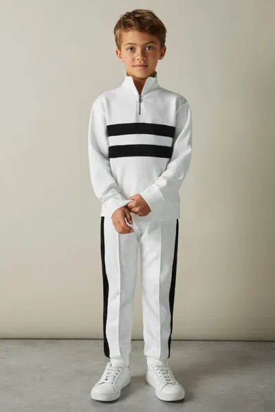 Reiss 5 Years In White/emerald Green