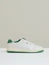 Reiss White/green Leather Low Top Trainers