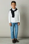 Reiss 8 Years In White/navy
