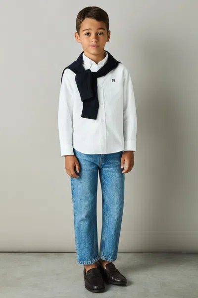 Reiss 8 Years In White/navy