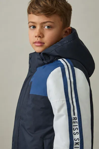 Reiss 13 Years In White/navy/blue
