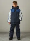 Reiss White/navy/blue Thoren 3-9 Yrs Padded-ripstop Ski Jacket In Blue