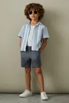 Reiss Airforce Blue Junior Casual Chino Shorts