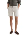 Reiss White Cotton Chino Shorts With Stretch In White