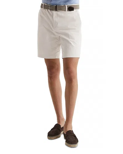Reiss Wicket Modern Fit Chino Shorts In Pale Stone